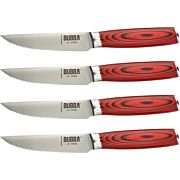 BUBBA BLADE STEAK KNIFE SET W/4 4.5" STEAK KNIVES