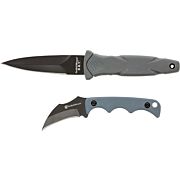 S&W KNIFE NECK/BOOT KNIFE COMBO BLK BLD W/SHTH PROMO Q3