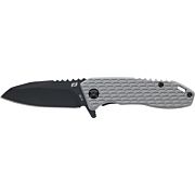 SCHRADE KNIFE TENACITY FOLDER 2.5" AUS-10 BLACK/GREY