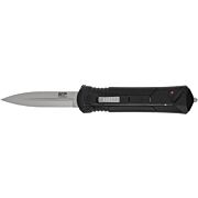 S&W KNIFE M&P OTF 3.5" AUS-8 SPEAR BLADE TIP DOWN W/SAFETY
