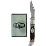 OLD TIMER KNIFE 3.05" FOLDER W/DECK OF CARDS PROMOQ3