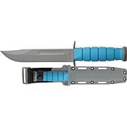 KA-BAR USSF SPACE-BAR KNIFE 7" FINE EDGE W/SHEATH BLK/BLUE