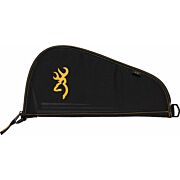 BROWNING BLACK AND GOLD PISTOL CASE 13" W/ZIPPER AND D-RING<