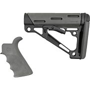 HOGUE AR-15/M-16 KIT MIL-SPEC GRIP W/ COLLAPSIBLE STOCK GREY