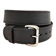 VERSACARRY DOUBLE PLY LEATHER BELT 40"X1.5" HEAVY DUTY BLK