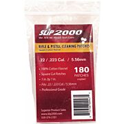 SLIP 2000 CLEANING PATCHES 1" SQUARE .22 CALIBER 180-PACK