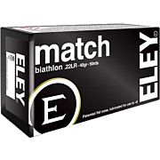 ELEY MATCH BIATHLON 22LR 40GR EPS 50RD 100BX/CS