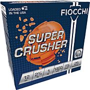 FIOCCHI 12GA 2.75" 1OZ 1300FPS #7.5 CRUSHER 250RD CASE LOT
