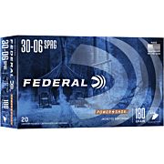 FEDERAL POWER-SHOK 30-06 180GR SP 20RD 10BX/CS