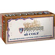 FIOCCHI 45 LONG COLT 250GR LEAD RN FP 50RD 10BX/CS