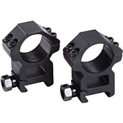 TRADITIONS RINGS TACTICAL 1" 4 SCREW HIGH MATTE BLACK