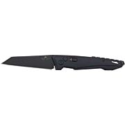 BEAR OPS BOLD ACTION PUSH BTTN AUTO 4.5" SS/BLACK TANTO BLADE
