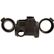 TRIJICON MRO ARMORED COVER WITH CLEAR CAPS BLACK
