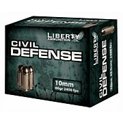 LIBERTY CIVIL DEFENSE 10MM 20RD 50BX/CS AUTO 60GR HP