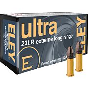 ELEY ULTRA EXTREME LONG RANGE 22LR 40GR RN 50RD 100BX/CS