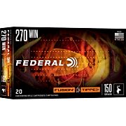 FEDERAL FUSION 270 WIN 150GR TIPPED FUSION 20RD 10BX/CS