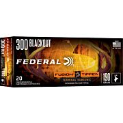 FEDERAL FUSION 300 AAC 190GR FUSION SUBSONIC 20RD 10BX/CS