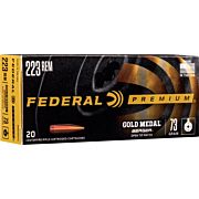 FEDERAL GOLD MEDAL 223REM 73GR BERGER HYBRID BTHP 20RD 10BX/C