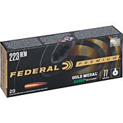 FEDERAL GOLD MEDAL 223 REM 77GR MATCHKING 20RD 10BX/CS