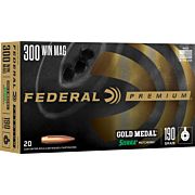 FEDERAL GOLD MEDAL 300 WIN MAG 190GR MATCHKING 20RD 10BX/CS