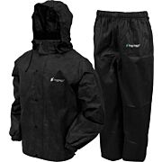 FROGG TOGGS RAIN & WIND SUIT ALL SPORTS 2X-LARGE BLK/BLK