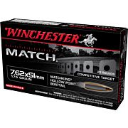 WINCHESTER MATCH 7.62X51 175GR BTHP 20RD 25BX/CS