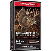 WINCHESTER SUPREME 243 WIN 95GR SILVER-TIP 20RD 10BX/CS