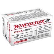 WINCHESTER DYNAPOINT 22 WMR 50RD 40BX/CS 1550FPS 45GR