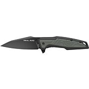 REAL AVID RAV-1 KNIFE MANUAL 3.25" BLADE GREEN/BLACK