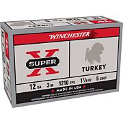 WINCHESTER SUPER-X TRKY 12GA 5 3" 1210FP 1-7/8OZ 10RD 10BX/CS