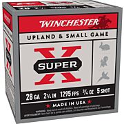 WINCHESTER SUPER-X 28GA 2.75" 1295FPS 3/4 OZ #5 25RD 10BX/CS
