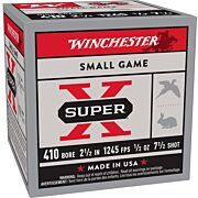 WINCHESTER SUPER-X 410 2.5" 1245FP 1/2OZ #7.5 25RD 10BX/CS