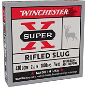 WINCHESTER SUPER-X SLUGS 410 2.5" 1830FPS 1/5OZ 5RD 50BX/CS