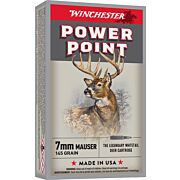 WINCHESTER SUPER-X 7X57 MAUSER 145GR POWER POINT 20RD 10BX/CS