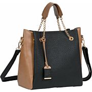BULLDOG CONCEALED CARRY PURSE TOTE STYLE BLACK & TAN