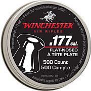 WINCHESTER .177 FLAT PELLETS 500 COUNT TIN 6 PACK CASE