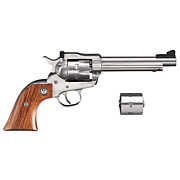 RUGER SINGLE-SIX CONVERTIBLE .22LR/.22WMR 5.5" AS S/S WOOD