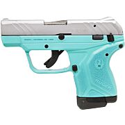RUGER LCPII .22LR 10-SHOT FS TURQUOISE/SILVER (TALO)