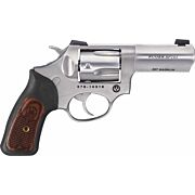 RUGER SP101 .357 MAGNUM 3" FS SS RUBBER/WOOD WILEY CLAPP