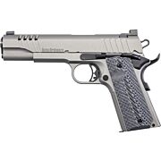 AUTO-ORDNANCE 1911A1 .45ACP STAINLESS NGT SGT RUBBER GRIPS