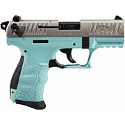 WALTHER P22 CA .22LR 3.42" AS 10-SHOT ANGEL BLUE POLYMER