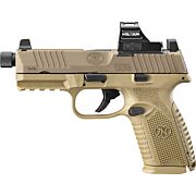 FN 509M TACTICAL 9MM HOLOSUN 407C 2-10RD MAGS FDE