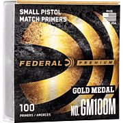 FED PRIMERS- SMALL PISTOL GOLD MEDAL MATCH 5000PK