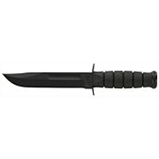KA-BAR FIGHTING/UTILITY KNIFE 7" W/PLASTIC SHEATH BLACK
