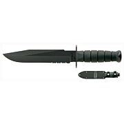 KA-BAR FIGHTER KNIFE 8" SERRATED W/SHEATH