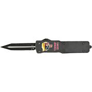 TEMPLAR KNIFE LARGE ZINC OTF MAGA 3.5" D2 BLACK DAGGER