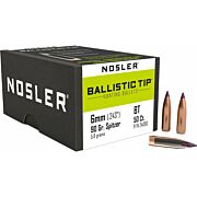 NOSLER BULLETS 6MM .243 90GR BALLISTIC TIP 50CT