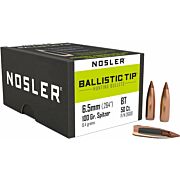 NOSLER BULLETS 6.5MM .264 100GR BALLISTIC TIP 50CT