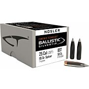 NOSLER BULLETS 25 CAL .257 115GR BALLISTIC SILVER TIP 50C