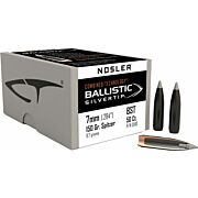 NOSLER BULLETS 7MM .284 150GR BALLISTIC SILVER TIP 50C